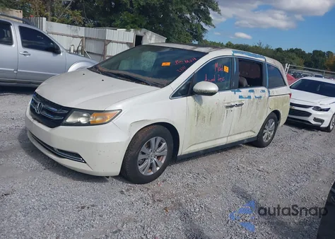 2016 Honda Odyssey Ex-L from USA, damaged, VIN 5FNRL5H6XGB017288